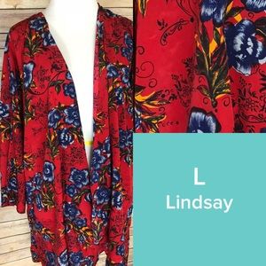 Large LuLaRoe Lindsay cardigAn